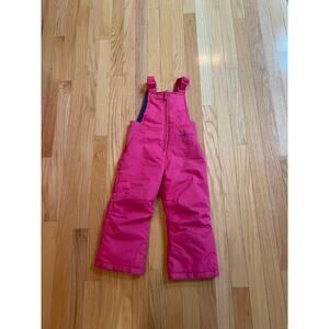 Arctix Snow Pants Toddler Size 3T Solid Pink Girls Waterproof Pull On Adjustable